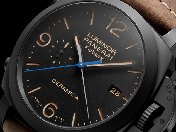 panerai luminor 1950 3 days chrono flyback automatic ceramica replique montre