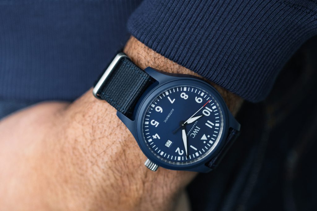 Replique Céramique Bleue IWC Pilot